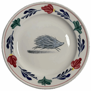 Taartbordje Egel