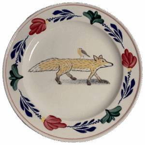 Taartbordje Vos