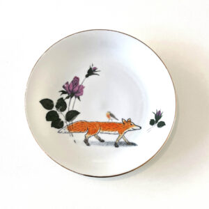 Bord Vos met Roosjes